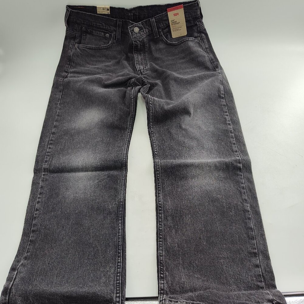 Levi's Men's Loose Straight Jeans Size 33x30 Black                     P#364@CMK